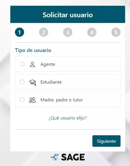 INSTRUCTIVO PARA SOLICITAR USUARIO DE SAGE