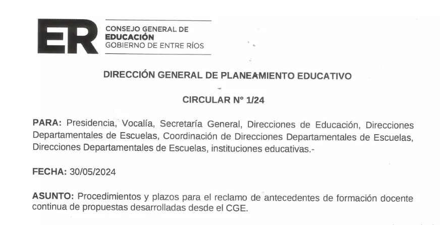 PROCEDIMIENTOS Y PLAZOS PARA RECLAMOS DE ANTECEDENTES